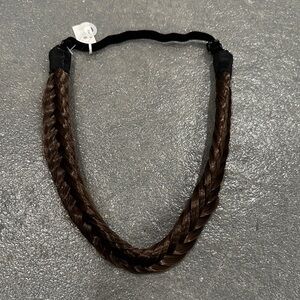 Faux Brown Hair Fishtail Headband